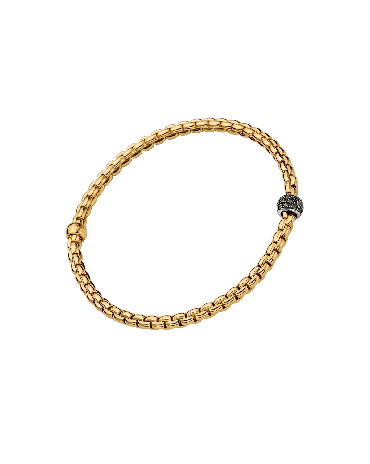 Flex'it bracelet with black diamond pavè