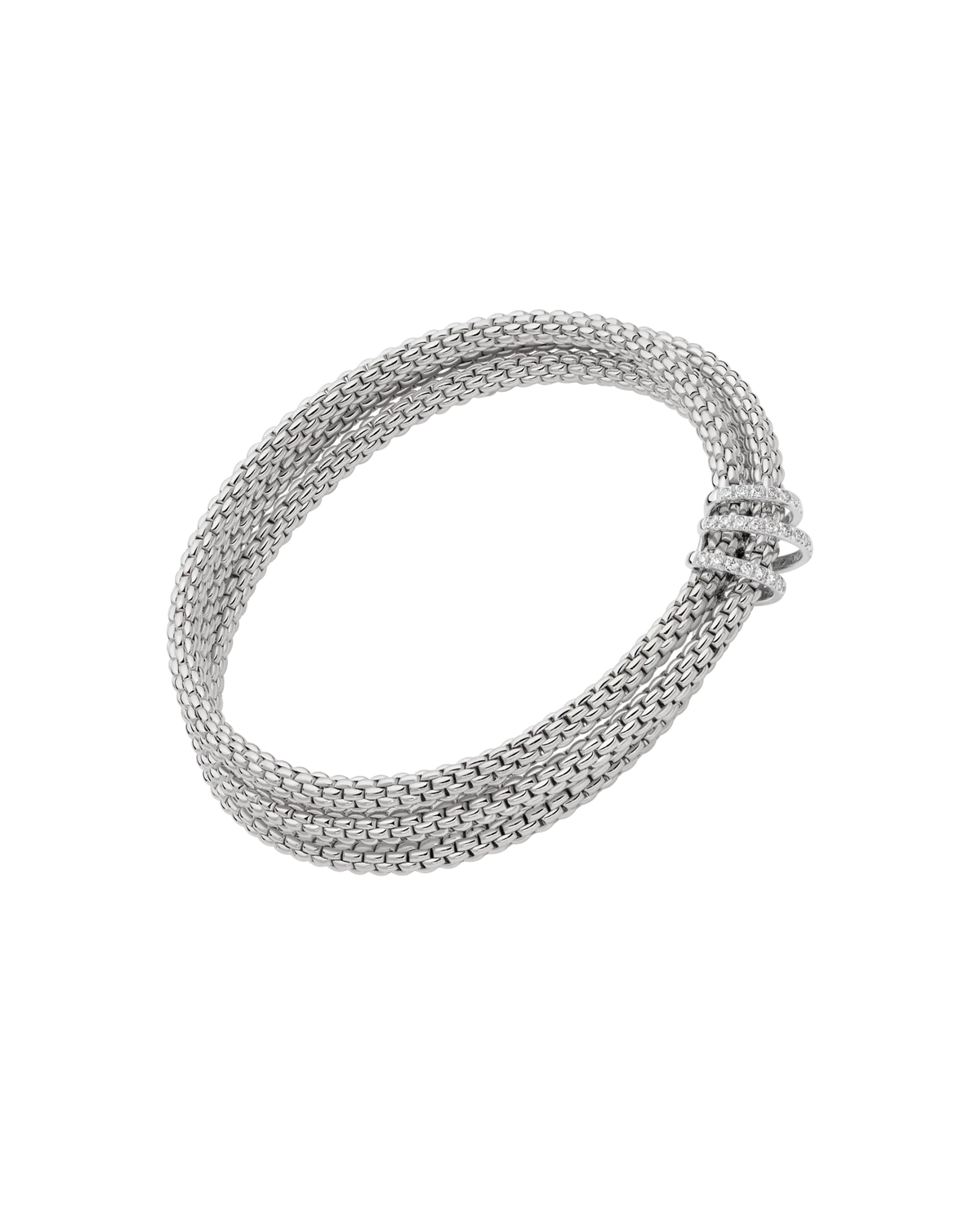 Flex'it bracelet with diamond pavé
