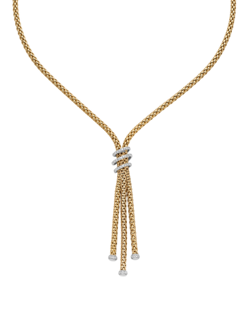 Lariat with diamond pave'