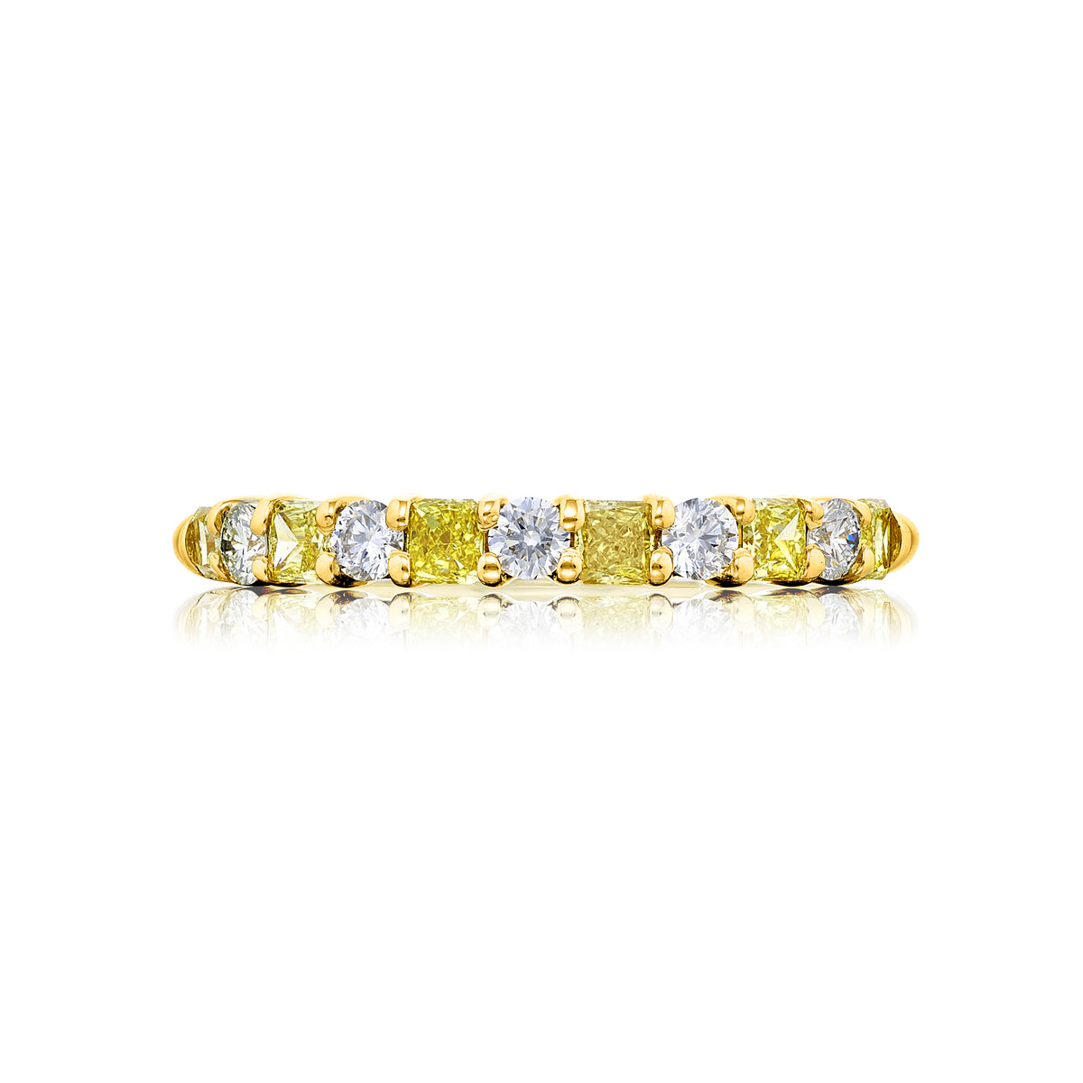 JB Star 18K Yellow Gold Diamond Ring - 7511/008