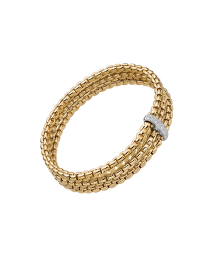 Flex'it Bracelet with Triple Mesh and Diamond Pavé