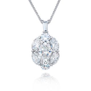 JB Star Platinum Diamond Necklace - 7633/006 thumbnail