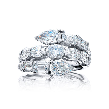 JB Star Platinum Diamond Ring - 7639/007