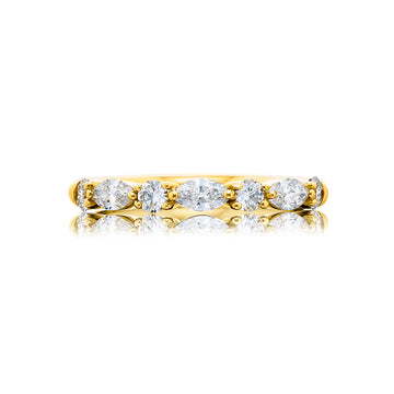 JB Star 18K Yellow Gold Diamond Ring - 7784/022