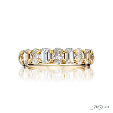JB Star Platinum Diamond, Emerald Band - 7863/017