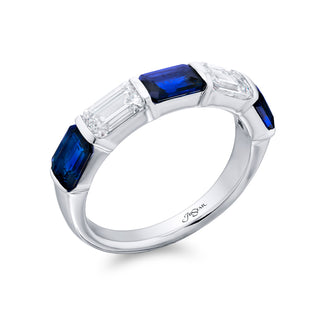JB Star Platinum Sapphire and Diamond Ring - 7933/003 thumbnail