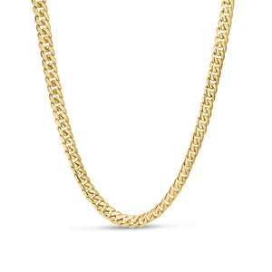 18k Yellow Designer Gold Curb Link Chain Necklace