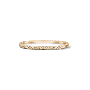 CHANEL Coco Crush Mini Bracelet in BEIGE GOLD with Diamonds