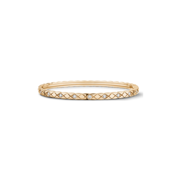 CHANEL Coco Crush Mini Bracelet in BEIGE GOLD with Diamonds