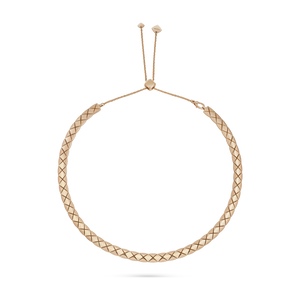 CHANEL Coco Crush Supple Short Necklace in BEIGE GOLD