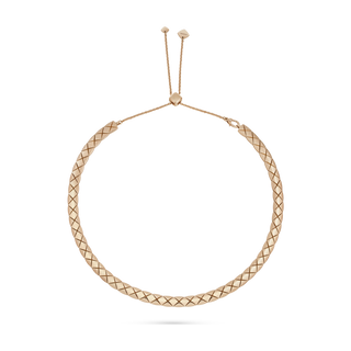 CHANEL Coco Crush Supple Short Necklace in BEIGE GOLD thumbnail