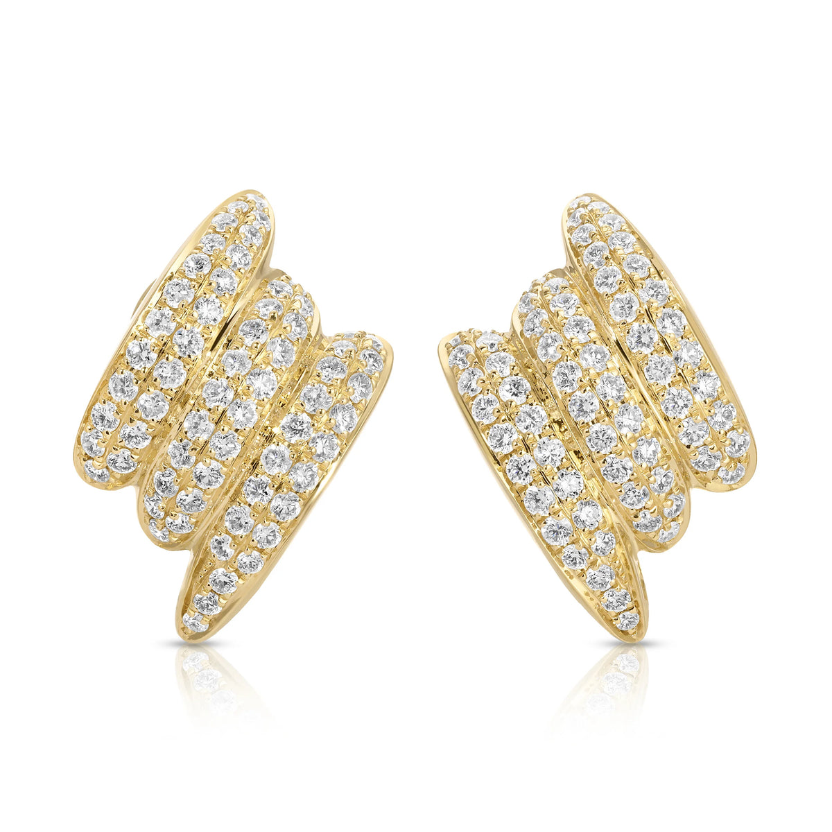 Small Diamond Clair Earrings