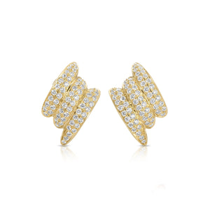 Small Diamond Clair Earrings