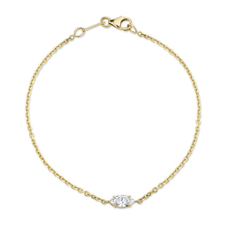 Marquise Diamond Chain Braceletelet 6.5" thumbnail