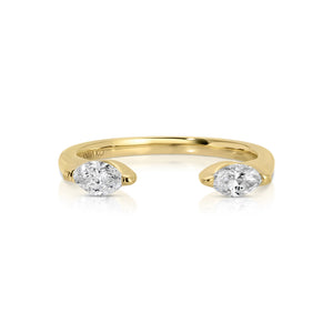 Marquise Orbit Diamond Ring