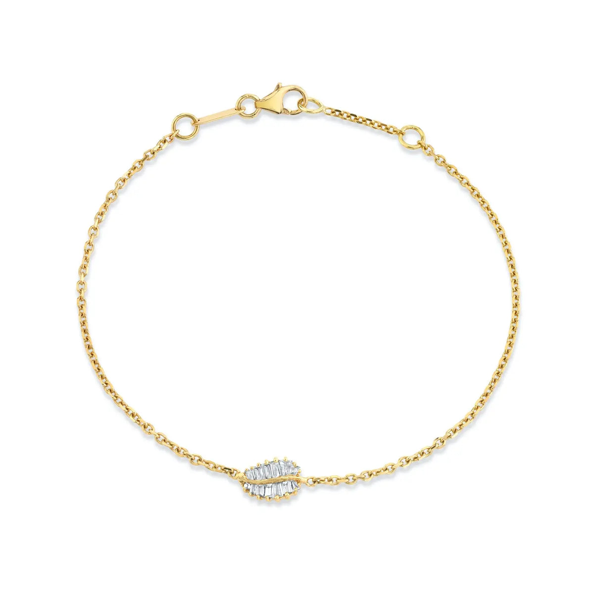 Small Palm Leaf Chain Braceletelet 6.5"