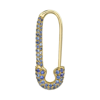Single R 18Ky Blsap=.52 Safety Pin Earringring thumbnail