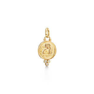 18K Diamond Angel Pendant thumbnail