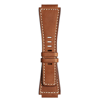 BR-03 (⌀ 41 MM) LIGHT BROWN COLOURED CALFSKIN LEATHER STRAP thumbnail