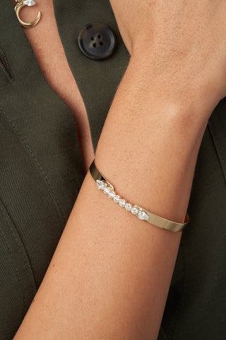 One of One Love Always Pear & Round Diamond Bracelet thumbnail