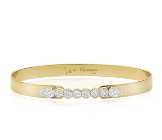 One of One Love Always Pear & Round Diamond Bracelet thumbnail
