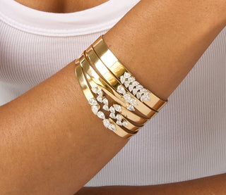 One of One Triple Pear Diamond Love Always Bracelet thumbnail