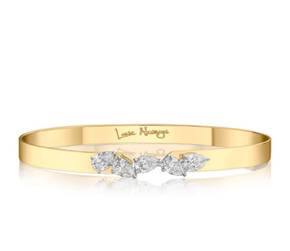 Love Always Angled Bangle Bracelet thumbnail