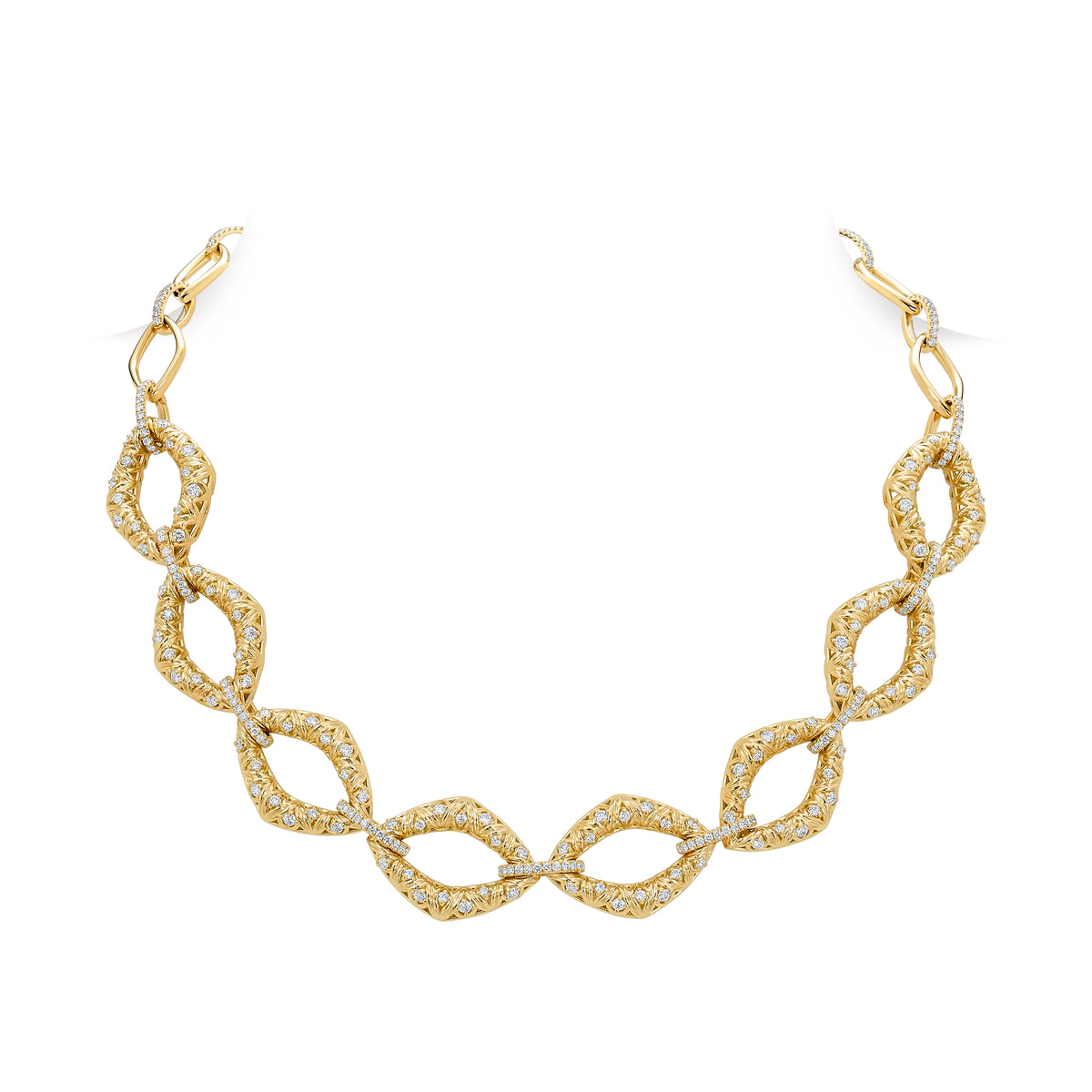 "Porta" Diamond Intertwined Choker
