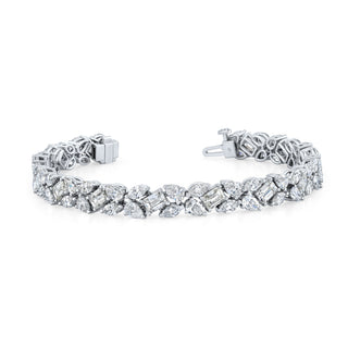 Norman Silverman Fancy Shape Diamond Bracelet thumbnail