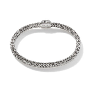 Icon Bracelet, Sterling Silver, Pavé, 5MM thumbnail