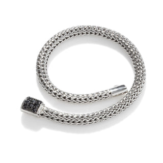 Icon Bracelet, Sterling Silver, Pavé, 5MM thumbnail