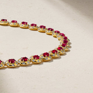 Aurum Oval Ruby Bracelet thumbnail