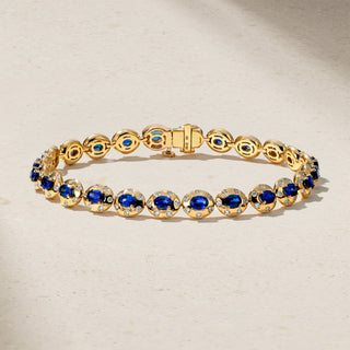 Aurum Oval Sapphire Bracelet thumbnail