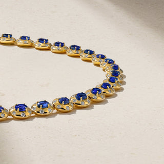 Aurum Oval Sapphire Bracelet thumbnail