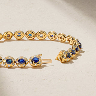 Aurum Oval Sapphire Bracelet thumbnail
