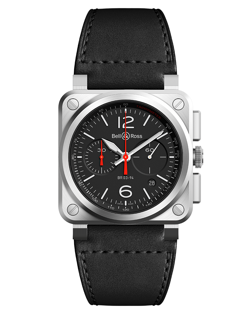 Bell & Ross BR-03 Chrono Black Steel