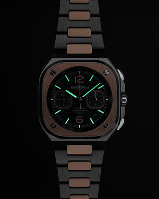 Bell & Ross BR-05 Chrono Grey Steel & Gold thumbnail