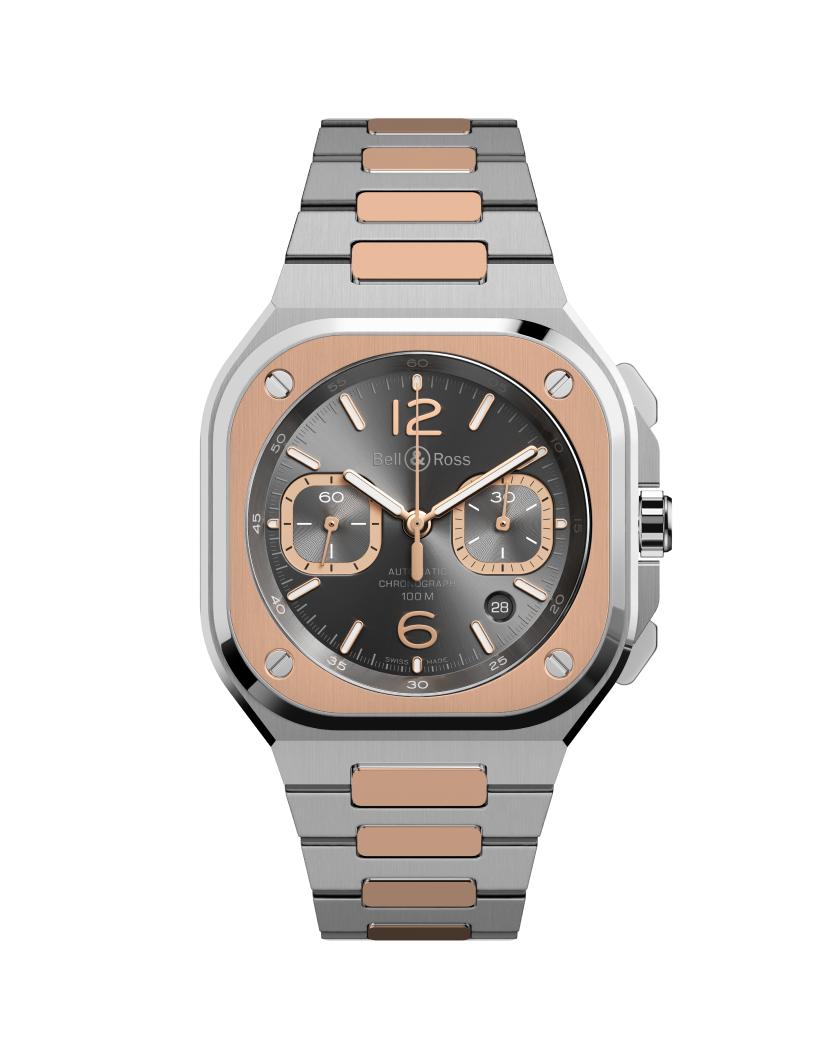 Bell & Ross BR-05 Chrono Grey Steel & Gold