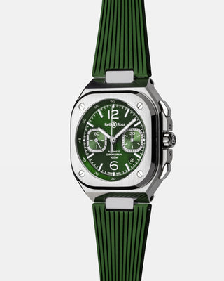 Bell & Ross BR-05 chrono green steel thumbnail