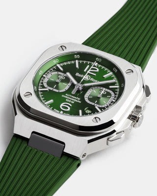 Bell & Ross BR-05 chrono green steel thumbnail