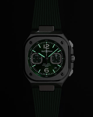 Bell & Ross BR-05 chrono green steel thumbnail