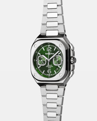 Bell & Ross BR-05  chrono green steel thumbnail