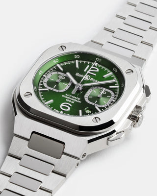Bell & Ross BR-05  chrono green steel thumbnail