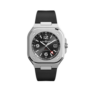 Bell & Ross BR 05 GMT Black - BR05G-BL-ST/SRB
