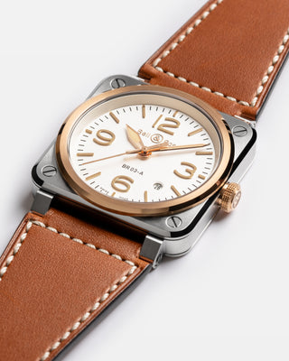 Bell & Ross BR-03 White Steel & Gold thumbnail