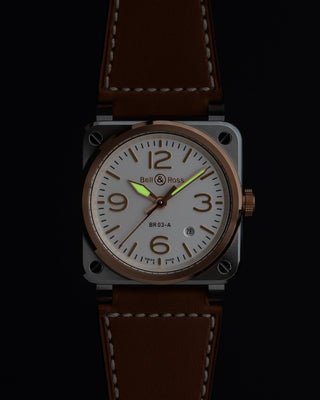 Bell & Ross BR-03 White Steel & Gold thumbnail