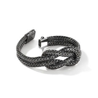 Love Knot Bracelet, Dark Silver, 13MM thumbnail