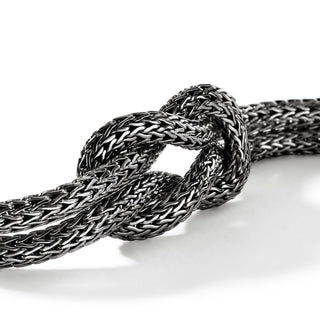 Love Knot Bracelet, Dark Silver, 13MM thumbnail