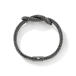 Love Knot Bracelet, Dark Silver, 13MM thumbnail