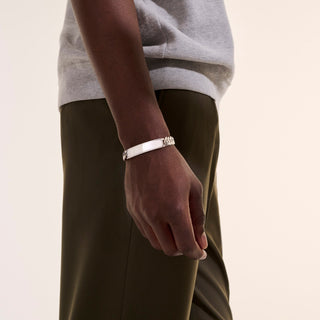 ID Curb Bracelet, Sterling Silver, 11MM thumbnail